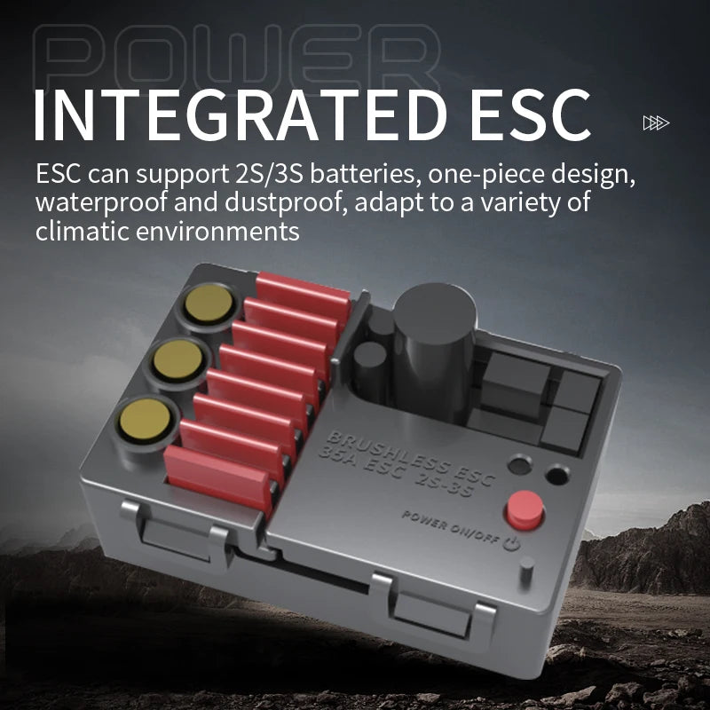 ZWN KF18 1:14 Bürstenloses RC-Auto mit LED-Licht, professionelles 4WD 2,4G Fernbedienung, Offroad-Monstertruck, Spielzeug für Kinder, Geschenk