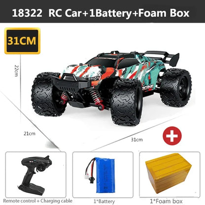 ferngesteuertes Auto 2,4 GHz RC-Auto All-Terrain 45 km/h 1:18 Off-Road-Truck Spielzeug Geburtstagsgeschenk für Kinder