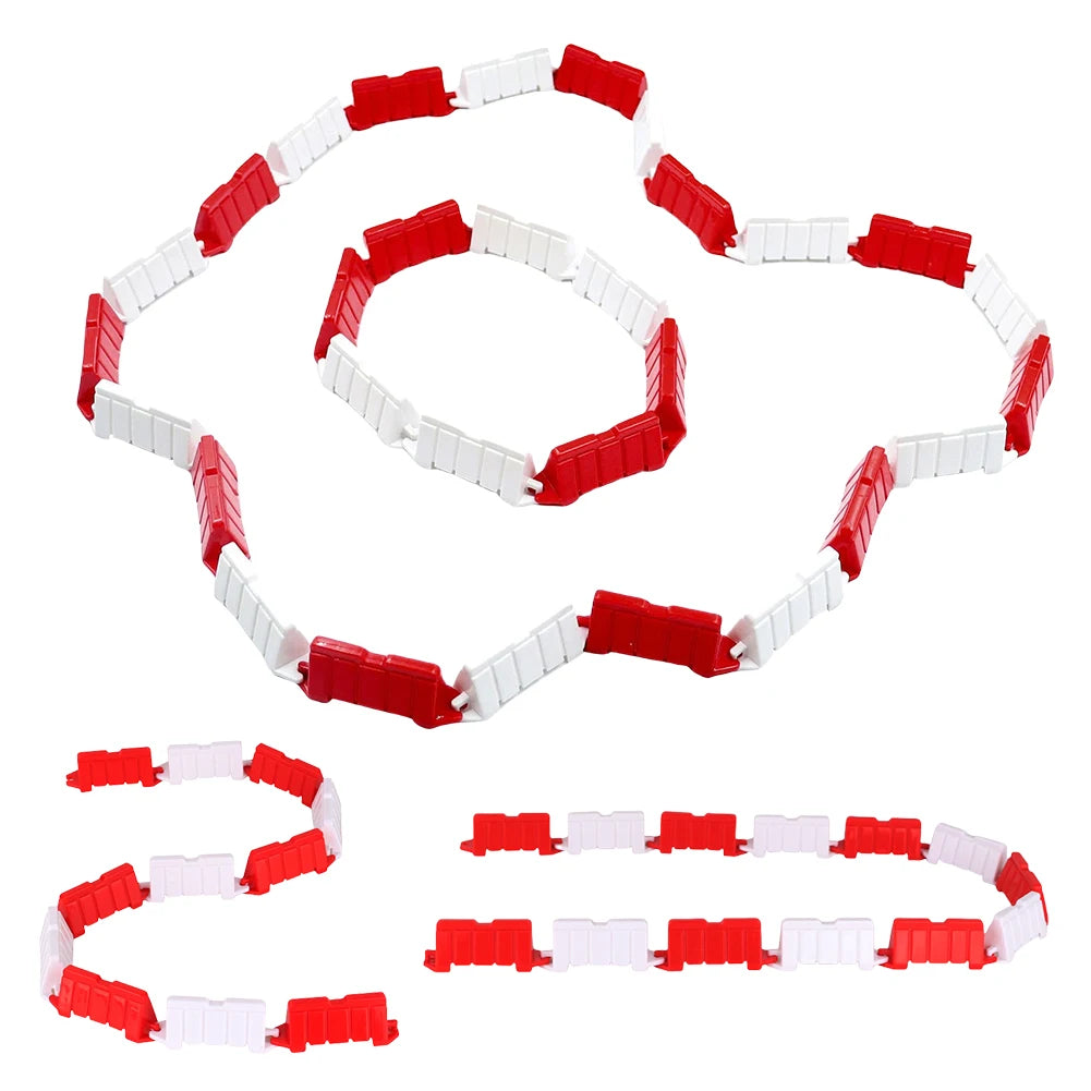 Straßenbarriere RC Auto Rennstrecke Hindernis Feldzaun Mini Verkehr Straßenblock Spielzeug für 1/14 1/16 1/18 1/24 1/28 Mini RC Auto