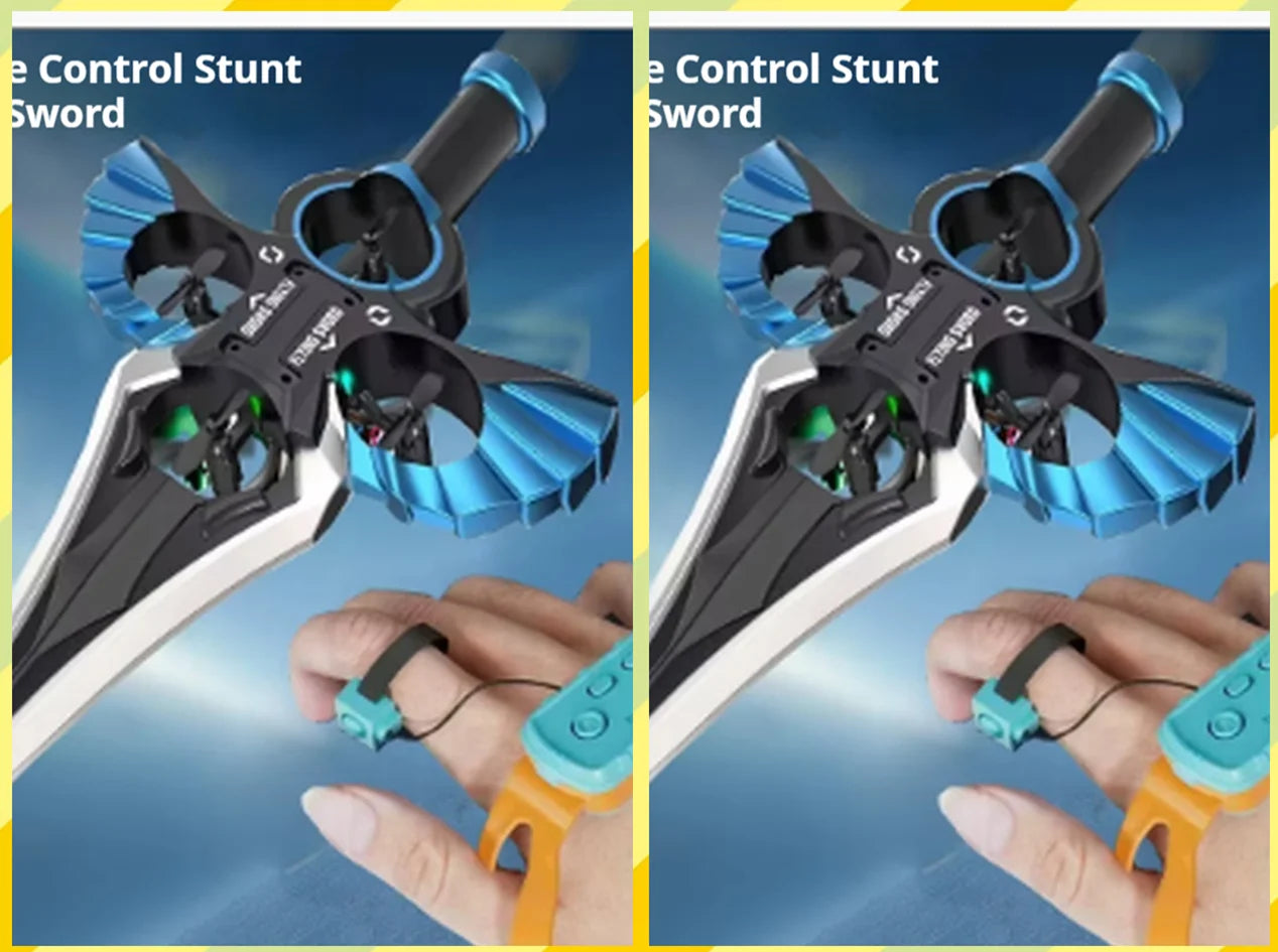 Ferngesteuertes fliegendes Schwert, ferngesteuertes Stunt-Flugschwert, neues ferngesteuertes ferngesteuertes Flugzeug, 360-Grad-Geste, ferngesteuertes Schwert