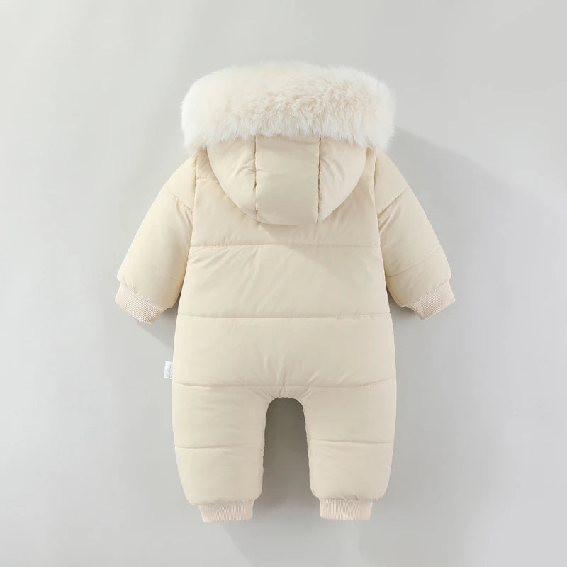 Neugeborenen Baby Overall Herbst und Winter Baby Strampler Warme Säuglings Schneeanzug Jungen Kleidung Verdicken Baby Ski Anzug Mädchen Mantel 0-18M