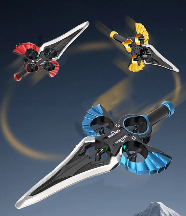 Ferngesteuertes fliegendes Schwert, ferngesteuertes Stunt-Flugschwert, neues ferngesteuertes ferngesteuertes Flugzeug, 360-Grad-Geste, ferngesteuertes Schwert