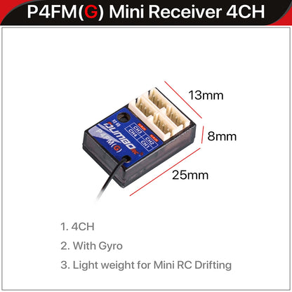 DUMBORC 2,4G 10CH Digital Radio Fernbedienung DDF-350 Sender mit Empfänger für RC Auto Boot Tank LCD FHSS System
