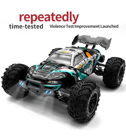 Teeggi 16101/16102 PRO 1:16 Hochgeschwindigkeits-RC-Auto mit LED-Licht Drift 70 km/h 4WD RC Off-Road-Auto Monster Truck Spielzeug für Kinder Geschenke