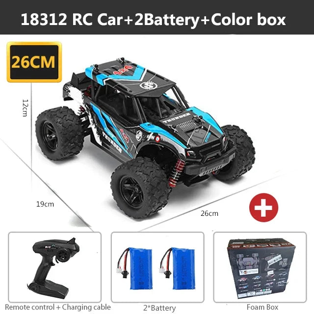 ferngesteuertes Auto 2,4 GHz RC-Auto All-Terrain 45 km/h 1:18 Off-Road-Truck Spielzeug Geburtstagsgeschenk für Kinder
