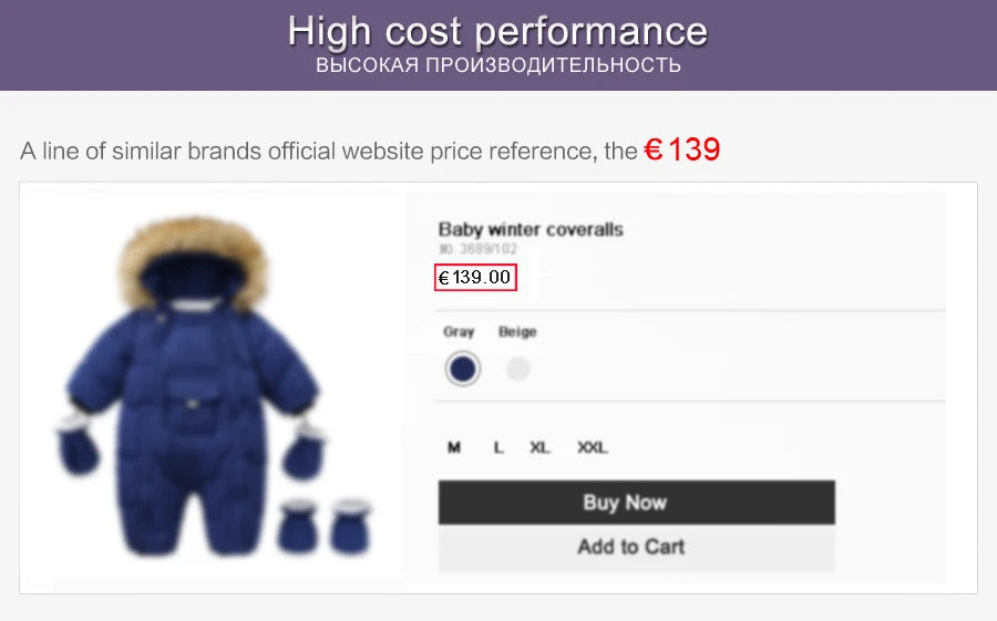 Ircomll Hohe Qualität Baby Kleidung Overalls für Kinder Winter Mit Kapuze mit Fell Warme Säuglingsspielanzug Overall Kinder Kleidung Toddle