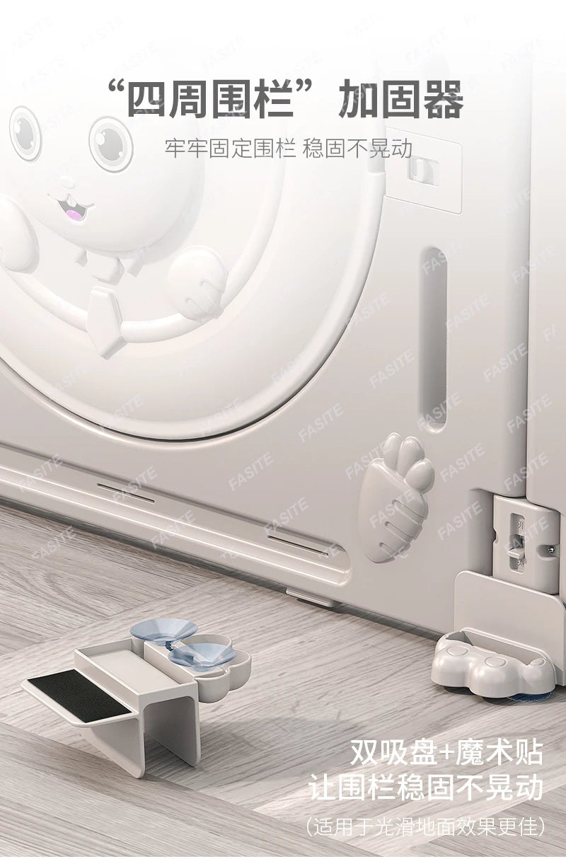 Kinderspielzaun Baby Indoor Haushalt Krabbelmatte Schutzzaun Baby Boden Kleinkind Sicherheitszaun Paradies