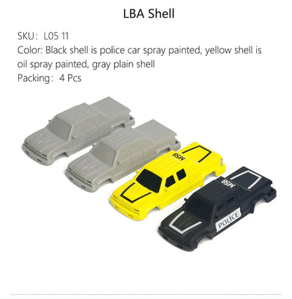 LDARC Teile Karosserie Reifen Handtasche Rampe DIY Szene Combo für M58 1/58 RC MINI Modell Auto Modifikation Zubehör