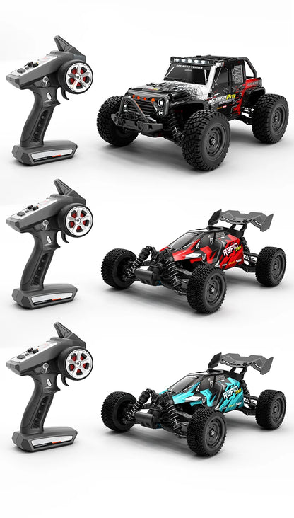 Teeggi 16101/16102 PRO 1:16 Hochgeschwindigkeits-RC-Auto mit LED-Licht Drift 70 km/h 4WD RC Off-Road-Auto Monster Truck Spielzeug für Kinder Geschenke