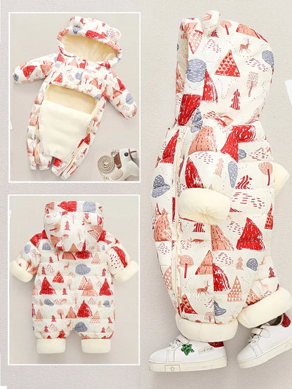 Neue geboren Baby kleidung Warme Fleece Strampler Bodys Baby Jungen Kostüm Infant Mädchen Kleidung Cartoon Insgesamt Oberbekleidung Overalls