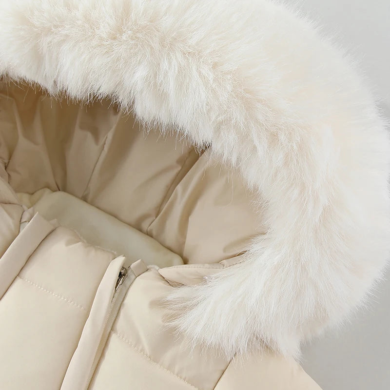 Neugeborenen Baby Overall Herbst und Winter Baby Strampler Warme Säuglings Schneeanzug Jungen Kleidung Verdicken Baby Ski Anzug Mädchen Mantel 0-18M