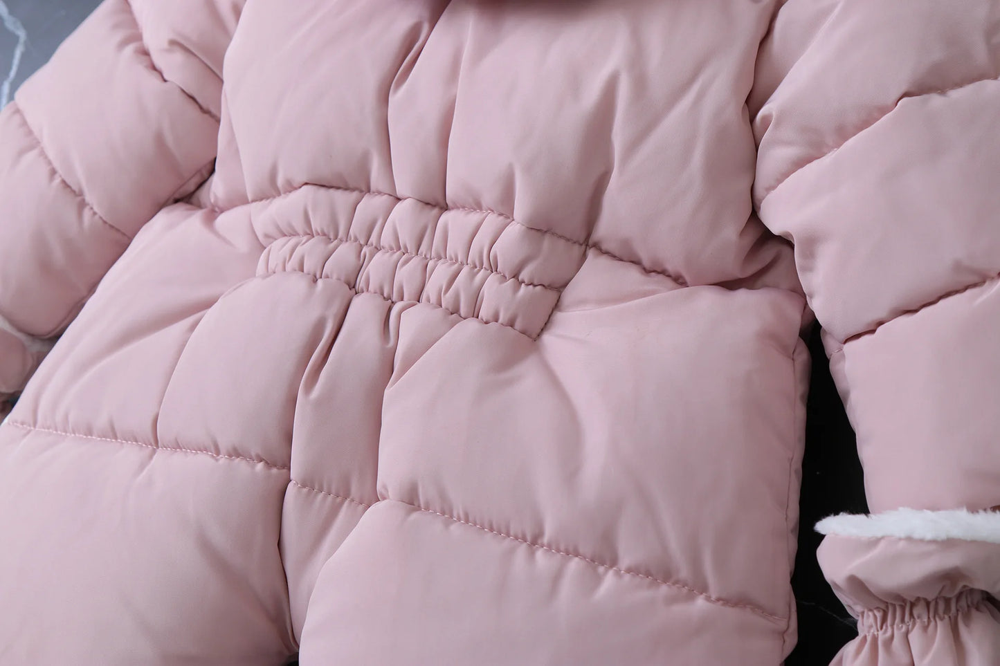 2024 neue Winter Baby Strampler Dicke Warme Infant Mit Kapuze Innen Fleece Overall Neugeborenen Jungen Mädchen Overalls Kleinkind Kleidung Set