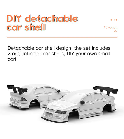 Turbo Racing 1/76 C76 Flat Running Racing MINI RTR Fernbedienung Modell On-road Auto Desktop Spielzeug für Erwachsene kinder Spielzeug