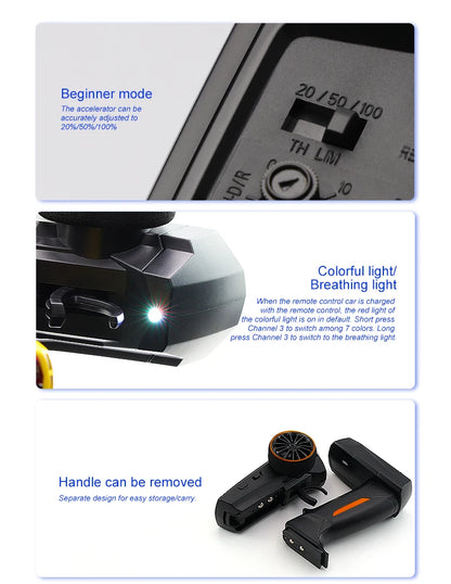 Turbo Racing 1/76 C76 Flat Running Racing MINI RTR Fernbedienung Modell On-road Auto Desktop Spielzeug für Erwachsene kinder Spielzeug