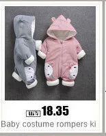 Neue geboren Baby kleidung Warme Fleece Strampler Bodys Baby Jungen Kostüm Infant Mädchen Kleidung Cartoon Insgesamt Oberbekleidung Overalls