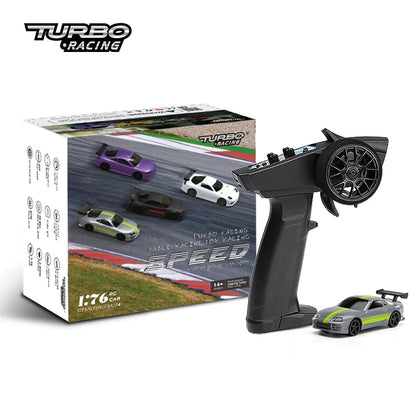 Turbo Racing 1:76 RC Auto C64 C63 Drift RC Auto mit Gyro C71 C72 C73 C74 C75 Flach lauf Fernbedienung Spielzeug für Kinder und Erwachsene