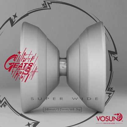 Vosun offizielle authentische neun Schwanz Fuchs Geats9 Ultra Wide Yoyo Ball profession elle Präzision CNC Wettbewerb Yoyo Ball