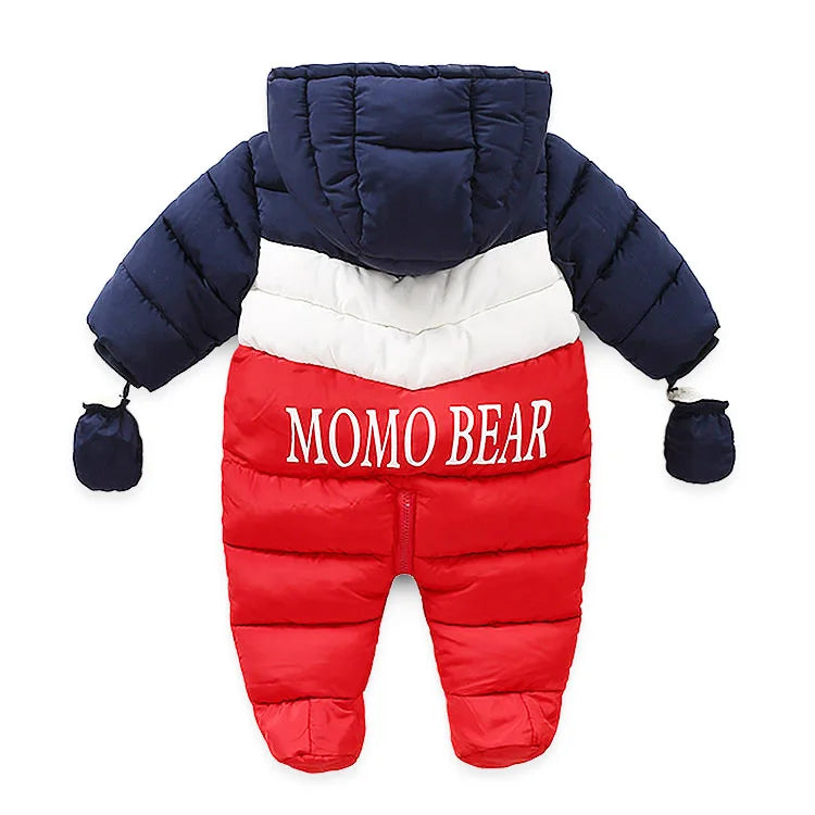Ircomll Neue Mode Baby Winter & Herbst Kleidung neugeborene Overall Innen Fleece Strampler Herbst Overalls Kinder Oberbekleidung