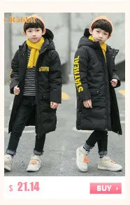 Kinder Kleidung Set Baby Winter Warme Daunen Jacken parka Jungen Dicken Overall Infant mantel kleinkind Mädchen Kleidung Kinder Schneeanzug