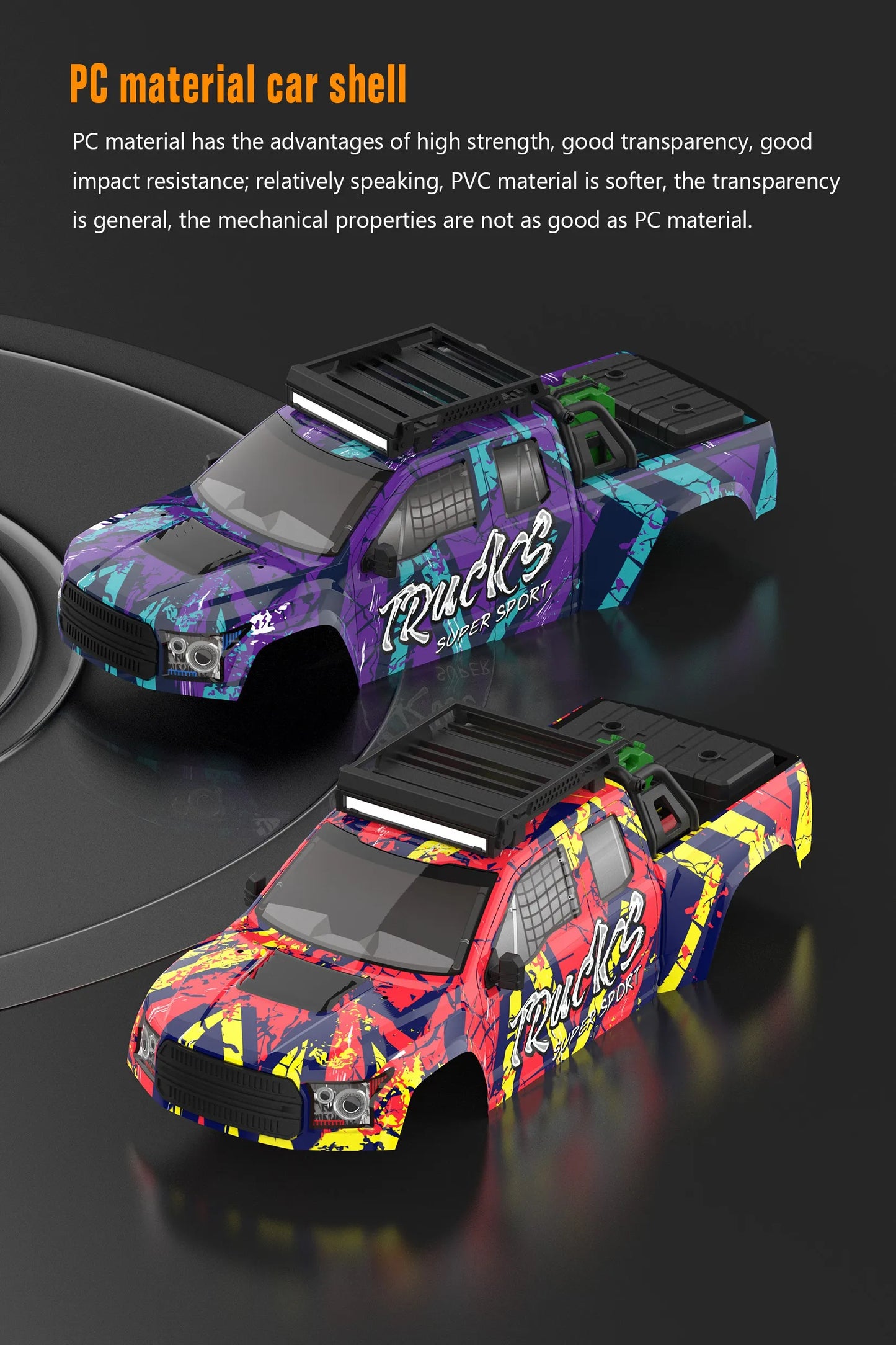 JIUSI PT14R MT14R 1/14 RC Rennwagen 3S Batterie 4WD 80 km/h Bürstenloser Motor 2,4G Fernbedienung 35C Hochgeschwindigkeits-Offroad-RC-Truck