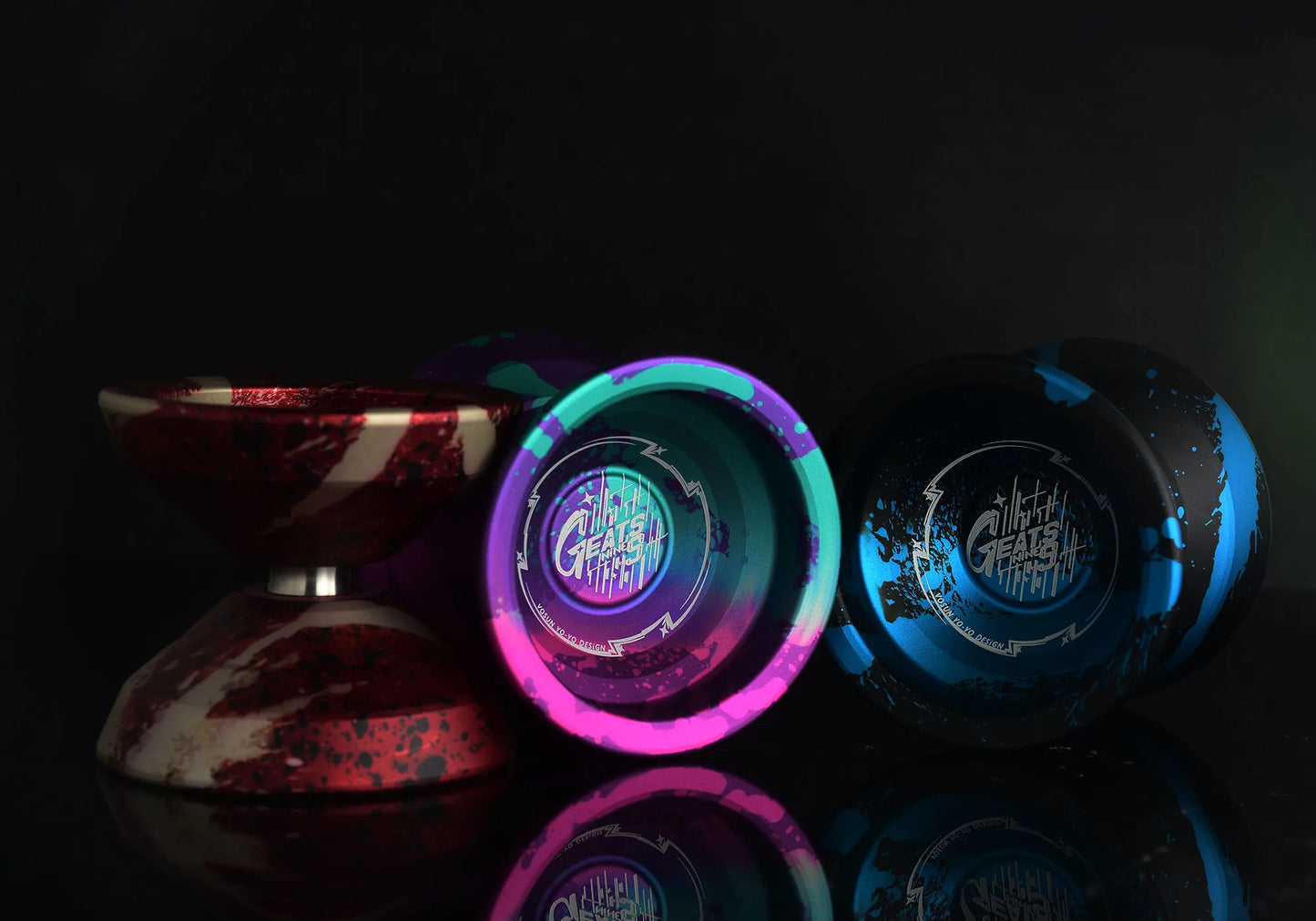 Vosun offizielle authentische neun Schwanz Fuchs Geats9 Ultra Wide Yoyo Ball profession elle Präzision CNC Wettbewerb Yoyo Ball