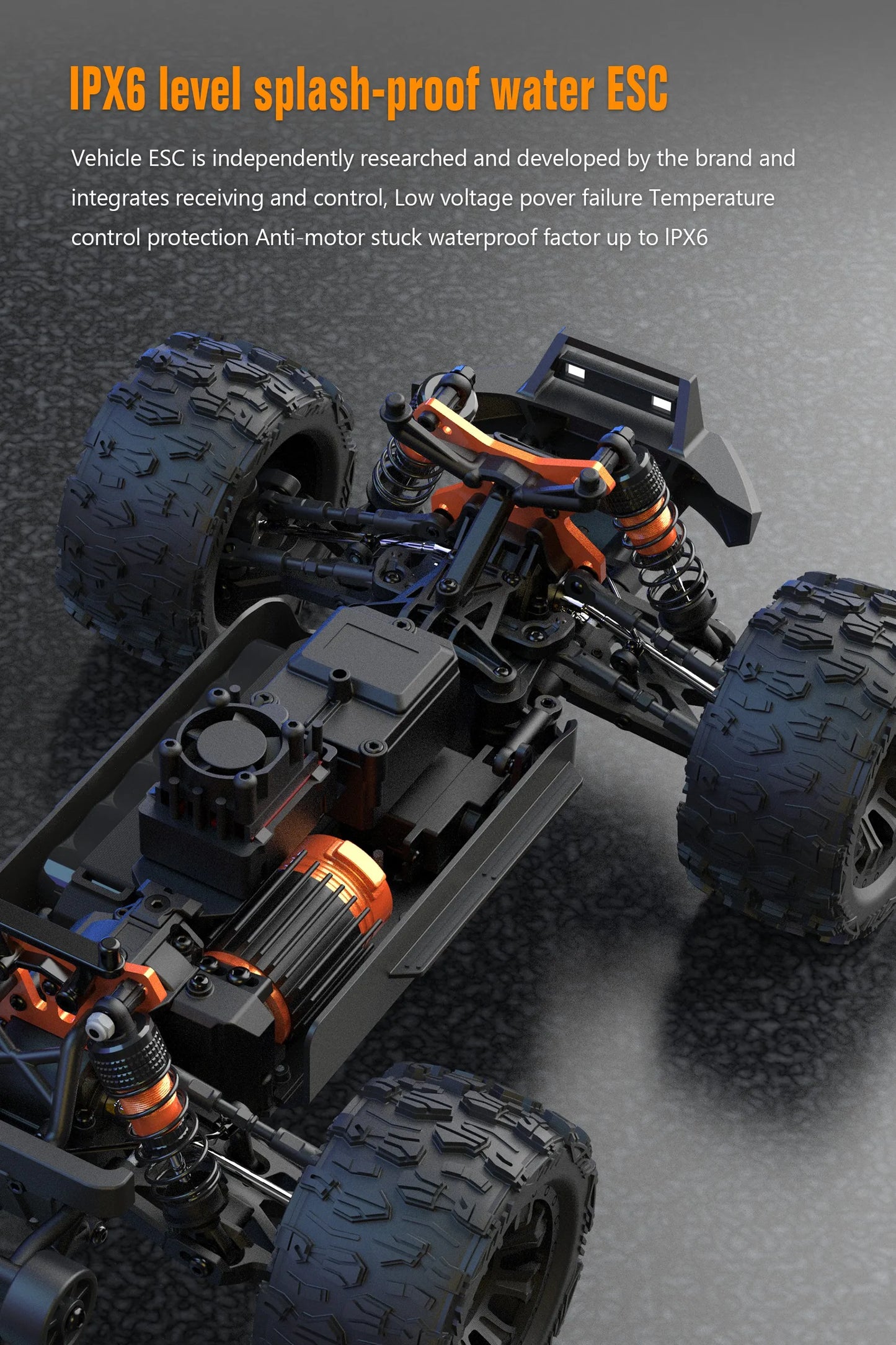 JIUSI PT14R MT14R 1/14 RC Rennwagen 3S Batterie 4WD 80 km/h Bürstenloser Motor 2,4G Fernbedienung 35C Hochgeschwindigkeits-Offroad-RC-Truck