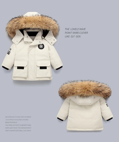 Kinder Kleidung Set Baby Winter Warme Daunen Jacken parka Jungen Dicken Overall Infant mantel kleinkind Mädchen Kleidung Kinder Schneeanzug