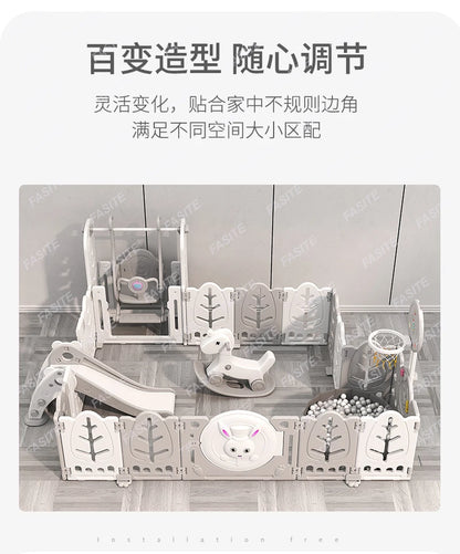 Kinderspielzaun Baby Indoor Haushalt Krabbelmatte Schutzzaun Baby Boden Kleinkind Sicherheitszaun Paradies