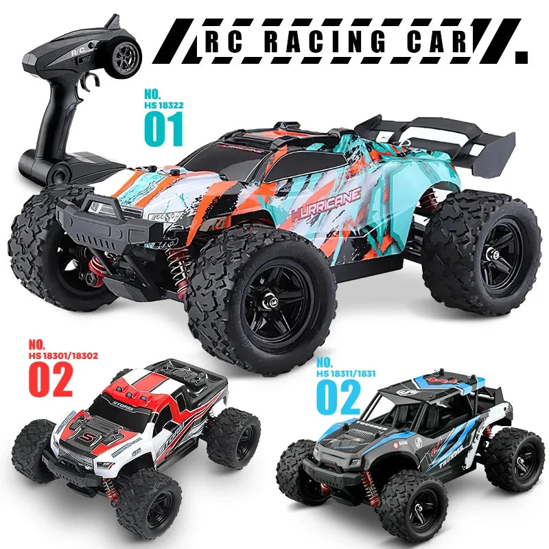 ferngesteuertes Auto 2,4 GHz RC-Auto All-Terrain 45 km/h 1:18 Off-Road-Truck Spielzeug Geburtstagsgeschenk für Kinder