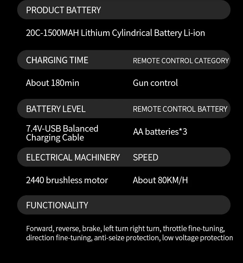Teeggi 4WD 2,4G RC Drift Auto 80 KM/H 1:14 High Speed Off-Road Racing Auto Bürstenlosen 3S Fernbedienung Auto Lkw Spielzeug Für Geschenk