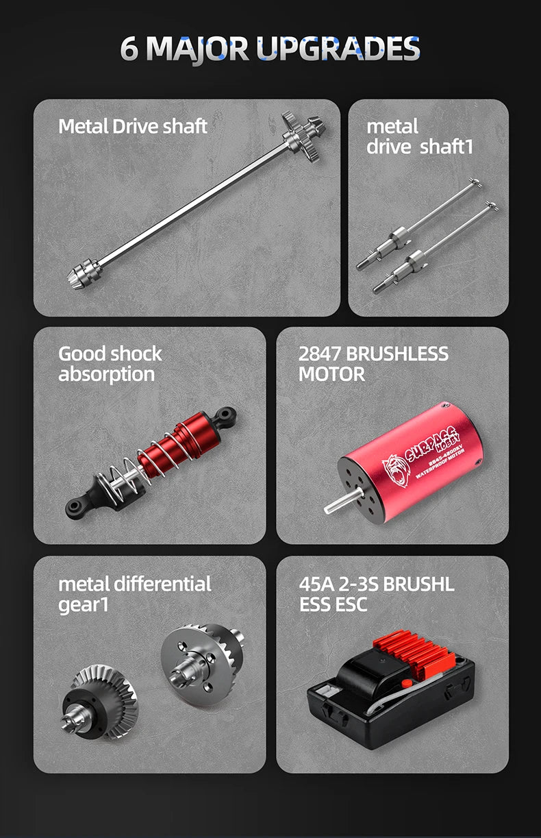 Teeggi s911 pro 1:16 rc rennwagen 4wd rc auto 70 km/h hoch geschwindigkeit offroad auto 2,4g fernbedienung spielzeug für kinder geschenke