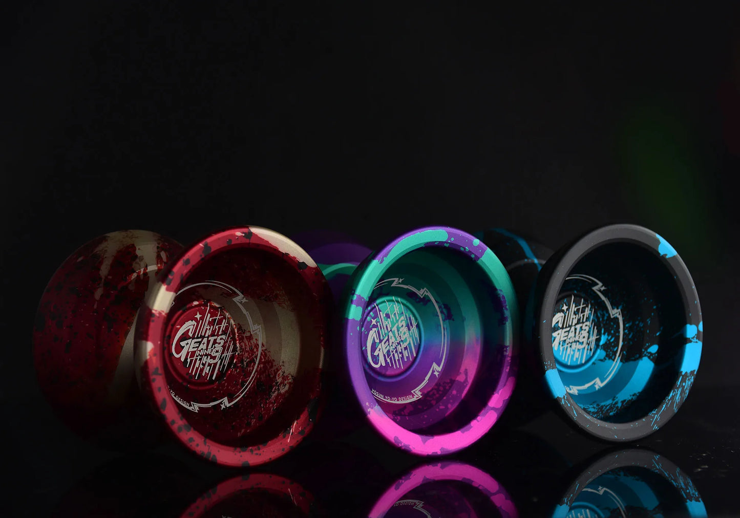 Vosun offizielle authentische neun Schwanz Fuchs Geats9 Ultra Wide Yoyo Ball profession elle Präzision CNC Wettbewerb Yoyo Ball