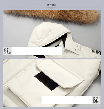 Kinder Kleidung Set Baby Winter Warme Daunen Jacken parka Jungen Dicken Overall Infant mantel kleinkind Mädchen Kleidung Kinder Schneeanzug