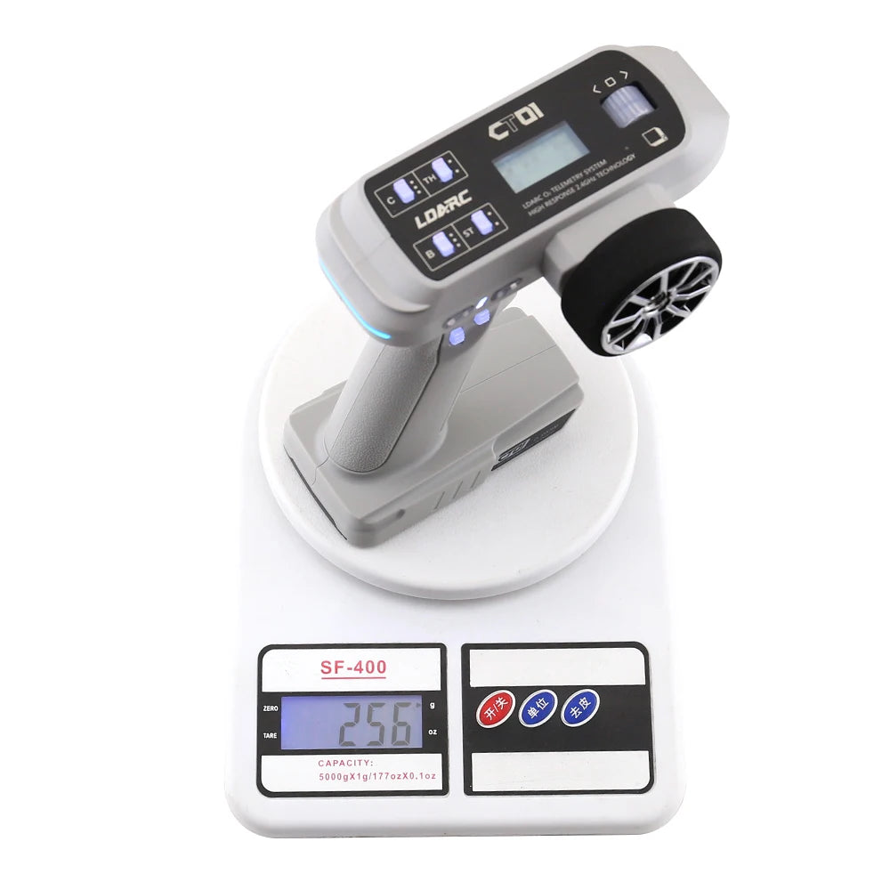 LDARC CT01 8CH Gun Control Fernbedienung CR1800 Empfänger RC Modell Auto Boot Englisch LCD Fernbedienung Daten Spannung Rückkehr