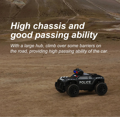 Mini RC Monstertruck vollproportional RC Polizei Auto Turbo Racing 1:76