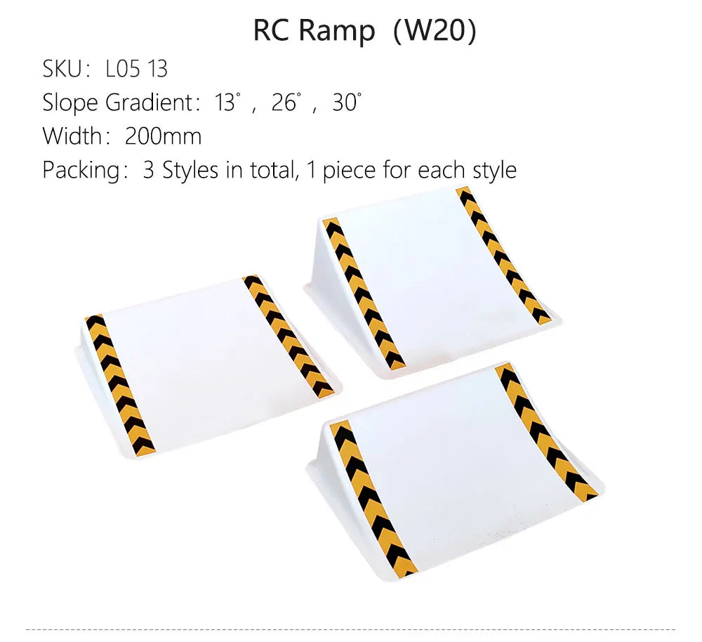 LDARC Teile Karosserie Reifen Handtasche Rampe DIY Szene Combo für M58 1/58 RC MINI Modell Auto Modifikation Zubehör