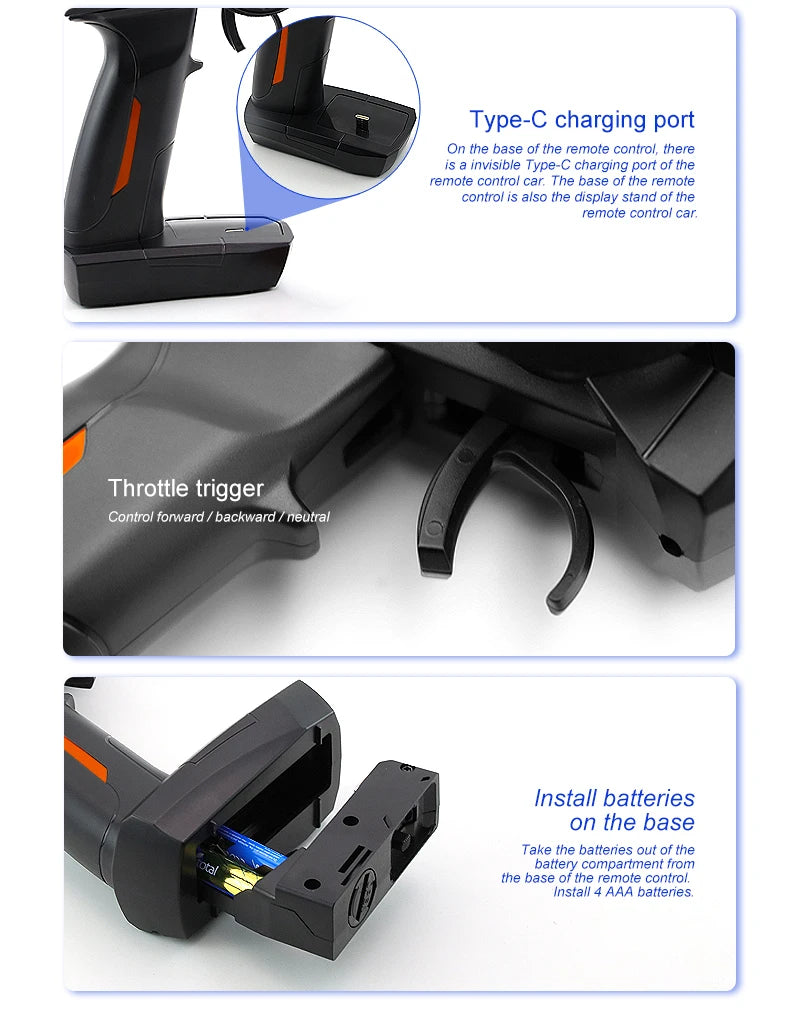 Turbo Racing 1/76 C76 Flat Running Racing MINI RTR Fernbedienung Modell On-road Auto Desktop Spielzeug für Erwachsene kinder Spielzeug