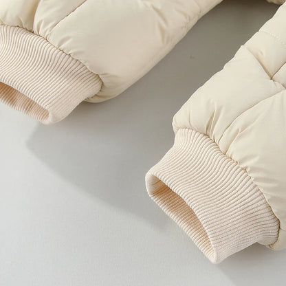 Neugeborenen Baby Overall Herbst und Winter Baby Strampler Warme Säuglings Schneeanzug Jungen Kleidung Verdicken Baby Ski Anzug Mädchen Mantel 0-18M