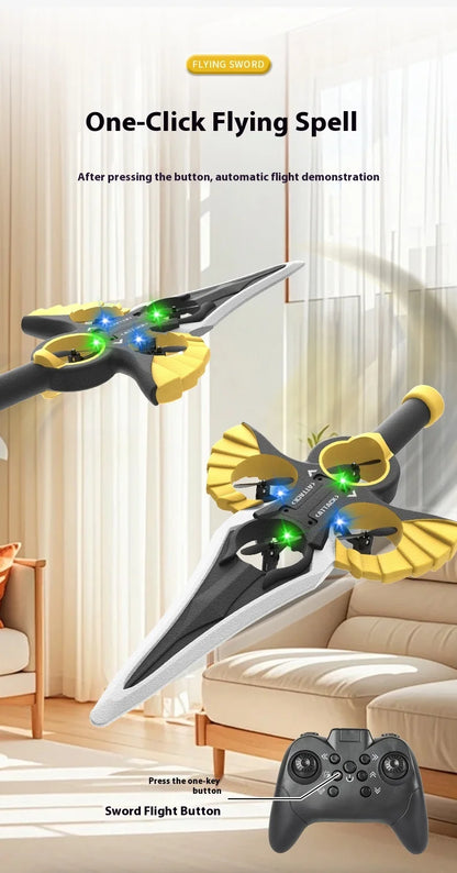 Ferngesteuertes fliegendes Schwert, ferngesteuertes Stunt-Flugschwert, neues ferngesteuertes ferngesteuertes Flugzeug, 360-Grad-Geste, ferngesteuertes Schwert