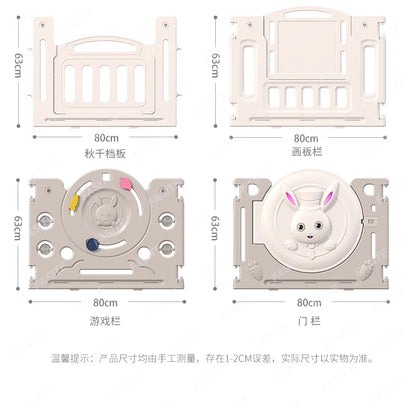 Kinderspielzaun Baby Indoor Haushalt Krabbelmatte Schutzzaun Baby Boden Kleinkind Sicherheitszaun Paradies