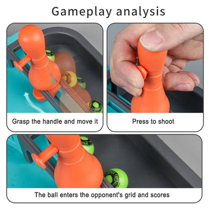Kinder Flipper Brettspiele Tischspielzeug Fußball Marmor Schießen Flipper Schlacht Soziales Spiel Spaß Familie Party Interaktives Spielzeug