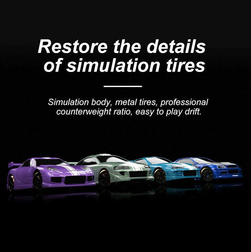 Turbo Racing 1:76 RC Auto C64 C63 Drift RC Auto mit Gyro C71 C72 C73 C74 C75 Flach lauf Fernbedienung Spielzeug für Kinder und Erwachsene