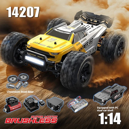 RC Monstertruck Hochgeschwindigkeit 51 km/h MJX HYPER GO Bürstenloses RC-Auto