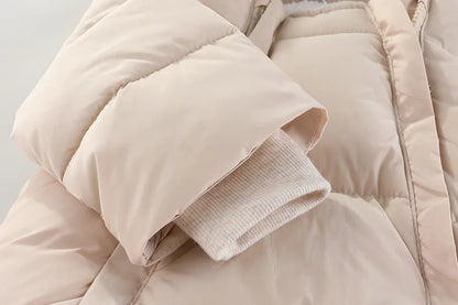 Winter Neugeborenen Baby Mädchen Kleidung Verdicken Baby Strampler Mit Handschuhe Warme Baby Overall Mit Kapuze Plus Samt kinder Kleidung 0-18M