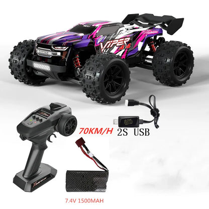 Professioneller 1:16 80 km/h bürstenloser RC-Rennwagen mit 3S-Batterie 2,4 G 1:16 4WD RC-Auto Off-Road ClimbingTruck Hochgeschwindigkeitsmodell