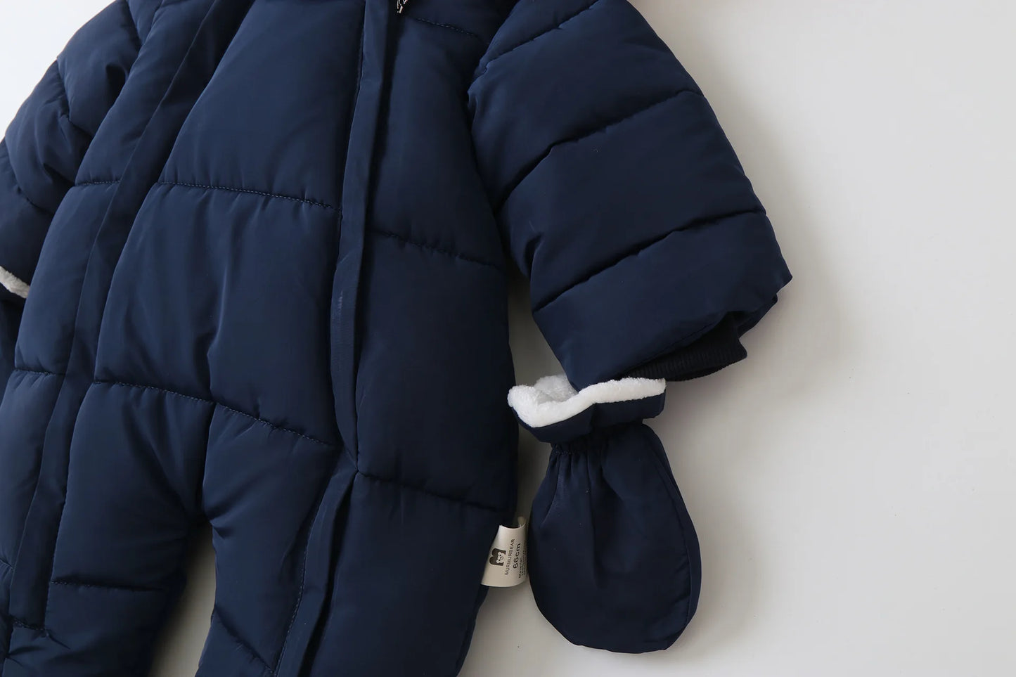 2024 neue Winter Baby Strampler Dicke Warme Infant Mit Kapuze Innen Fleece Overall Neugeborenen Jungen Mädchen Overalls Kleinkind Kleidung Set