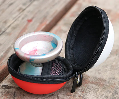 Professionelle YoYo-Tasche EDC glattes Leder Samt Gürtel hängen Schlüsselanhänger Fall. Für Yoyo unter 44,5X57mm