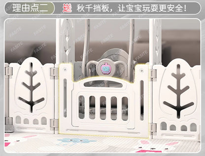 Kinderspielzaun Baby Indoor Haushalt Krabbelmatte Schutzzaun Baby Boden Kleinkind Sicherheitszaun Paradies