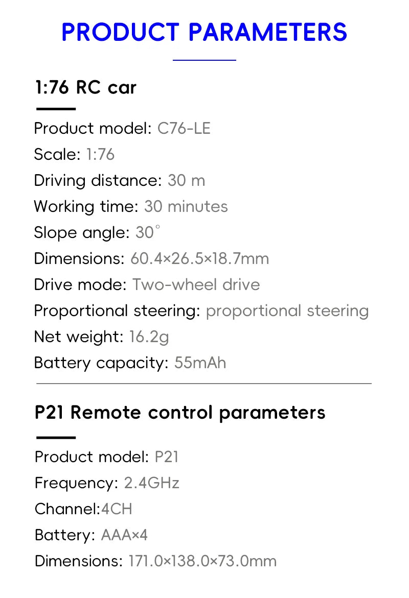 Turbo Racing 1/76 C76 Flat Running Racing MINI RTR Fernbedienung Modell On-road Auto Desktop Spielzeug für Erwachsene kinder Spielzeug