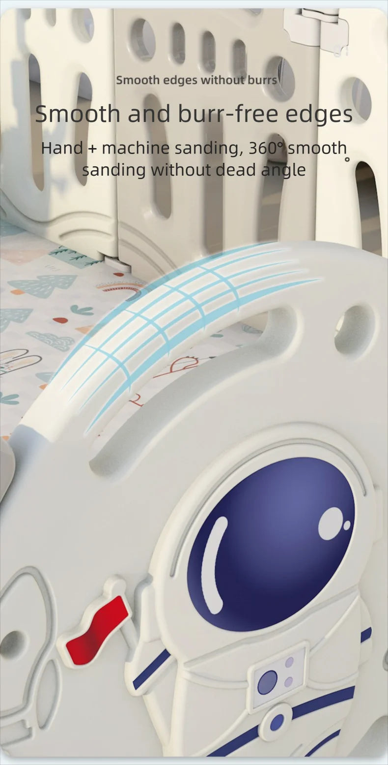 Baby Laufgitter Baby Spielplatz faltbare Baby Zaun Bett Kindersicherheit Barriere Zaun Spiel Laufstall Kinder Laufstall mit Spielmatte